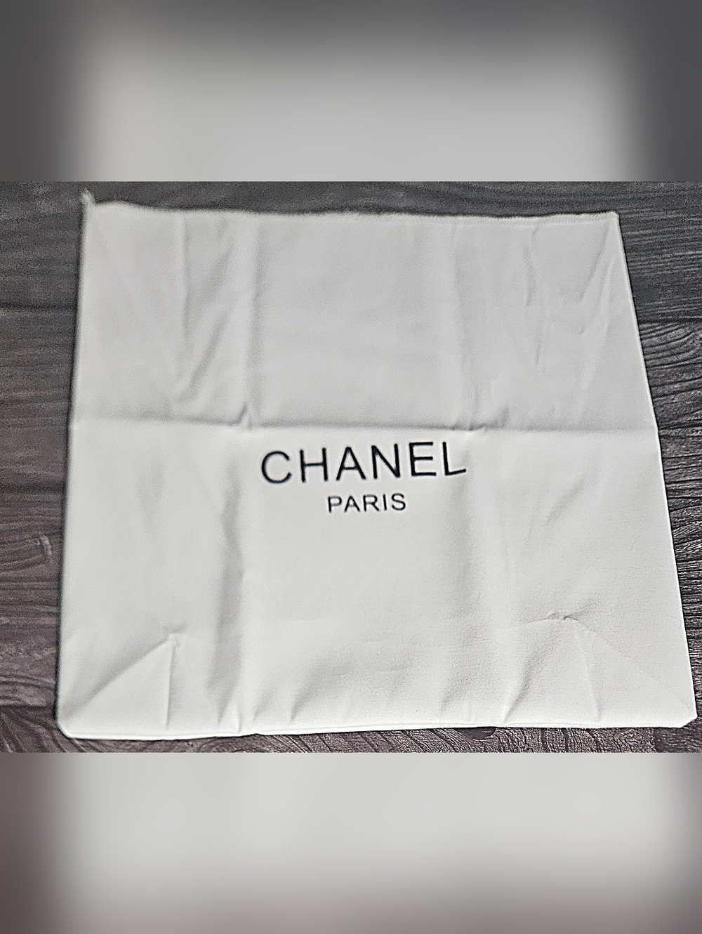 NEW Chanel Paris Silky Dust Bag No Closure Handbag Cover 14" Handbag Storage